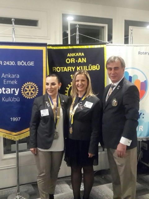 Ankara Oran Rotary Kulübü - Emek RK ev sahipliğinde ortak toplantıya katılım -  25.01.2018