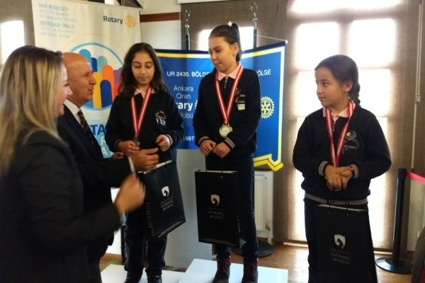 Ankara Oran Rotary Kulübü - Çankaya RK ile ortak "Rotary Dostluk ve Barış Turnuvası" düzenlendi. -  02.03.2018