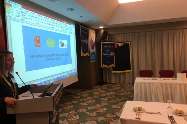 Ankara Oran Rotary Kulübü -Kavaklıdere RK ev sahipliğinde ortak toplantı- Türkiye Bilişim Derneği konuk -  22.03.2018
