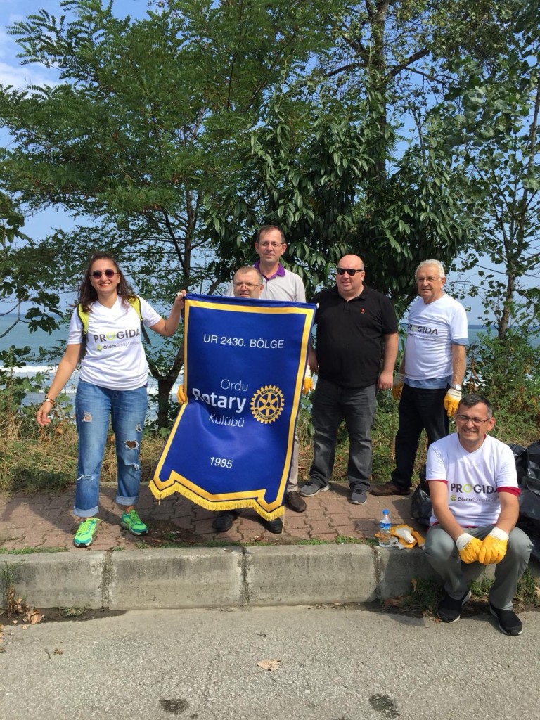 Ordu Rotary Kulübü 15 Eylül Dünya Temizlik Günü Etkinliği