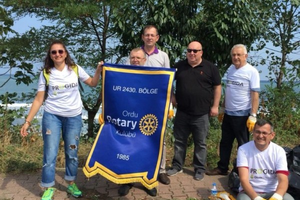 Ordu Rotary Kulübü 15 Eylül Dünya Temizlik Günü Etkinliği