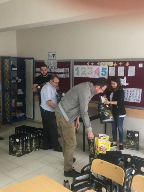 Ordu Rotary Kulübü ve Ordu Rotaract Kulübü'nden Öğrencilere Kırtasiye Yardımı