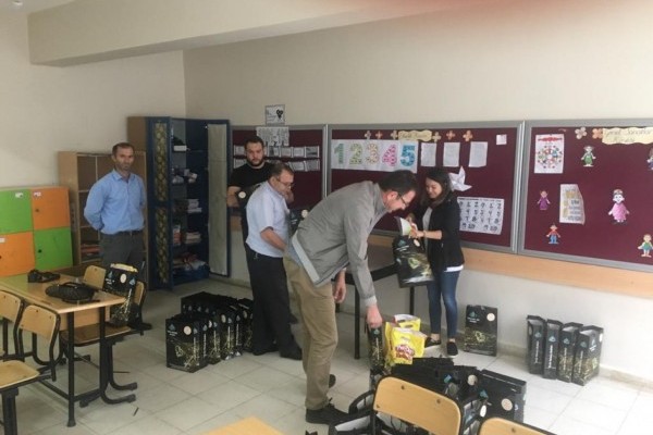 Ordu Rotary Kulübü ve Ordu Rotaract Kulübü'nden Öğrencilere Kırtasiye Yardımı