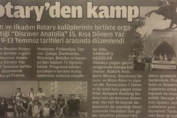 ATAKUM ROTARY DİSCOVER ANATOLİA