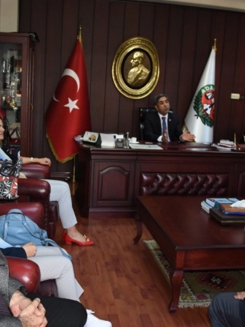 ADANA BARO BAŞKANI AV. VELİ KÜÇÜK'Ü MAKAMINDA GUVERNÖRÜMÜZ ALTAN ARSLAN İLE BİRLİKTE ZİYARET ETTİK.
