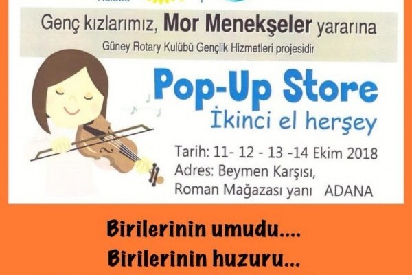 GÜNEY ROTARY, İKİNCİ EL SATIŞIMIZ İLE BÜYÜK İLGİ TOPLADI. MOR MENEKŞELERİMİZE UMUT OLDUK.
