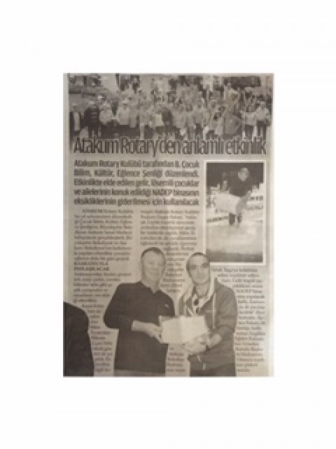ATAKUM ROTARY bilim şenliği