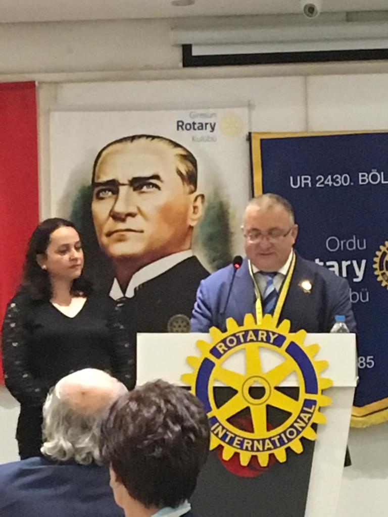 ORDU ROTARY KULÜBÜ, GİRESUN ROTARY KULÜBÜ  VE ÜNYE ROTARY KULÜBÜ İLE BİRLİKTE INTERCITY TOPLANTISI GERÇEKLEŞTİRDİK;