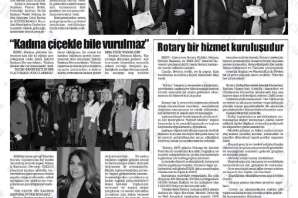 Adana Çukurova Rotary Kulübü - Basında Biz