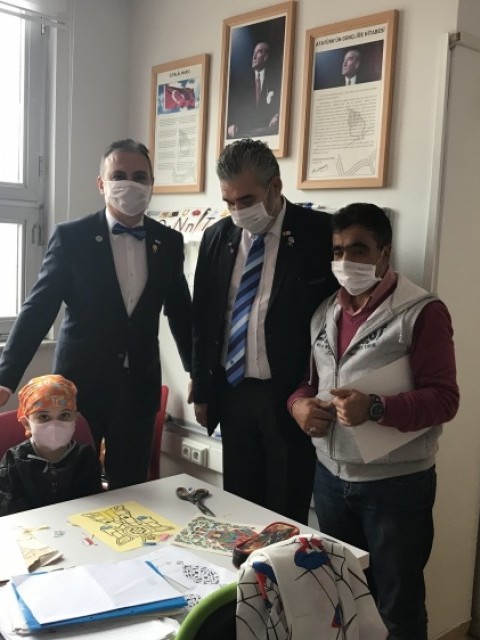 DIŞKAPI ÇOCUK ONKOLOJİ HASTANESİNE YARDIM PROJEMİZE GUVERNÖRÜMÜZ İLE GİTTİK