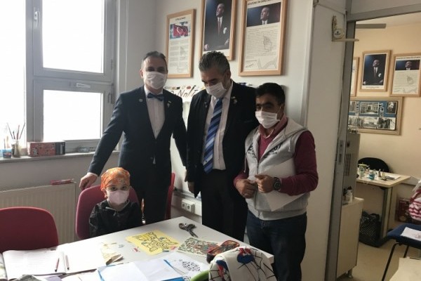 DIŞKAPI ÇOCUK ONKOLOJİ HASTANESİNE YARDIM PROJEMİZE GUVERNÖRÜMÜZ İLE GİTTİK