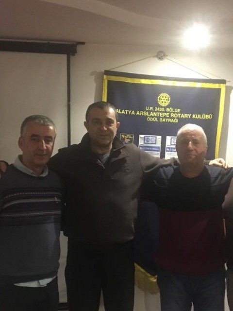 ORDU ROTARY KULÜBÜ ÜYESİ RTN. ÜMİT METİN MALATYA ARSLANTEPE ROTARY KULÜBÜNÜ  ZİYARET ETTİ.
