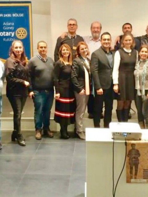 ORDU ROTARY KULÜBÜ ÜYESİ RTN. MELTEM ERBAŞ ADANA GÜNEY ROTARY KULÜBÜNÜ  ZİYARET ETTİ. 