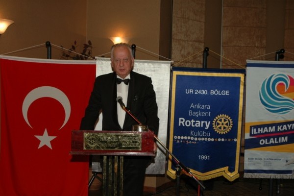 Ankara-Başkent Rotary Kulübü 27nci Kuruluş yıldönümü kutlandı.21.12.2018