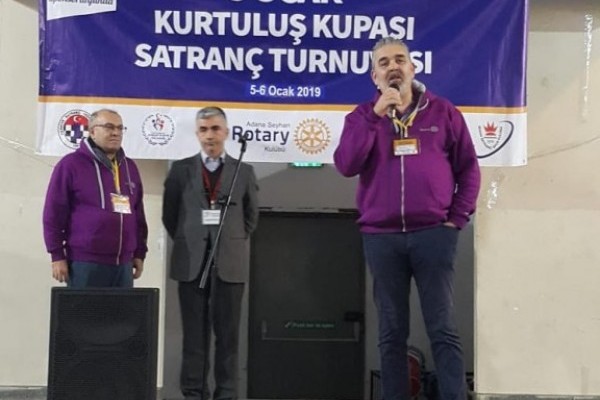 5 Ocak Kurtuluş Kupası Satranç Turnuvası-Adana Seyhan Rotary Kulübü