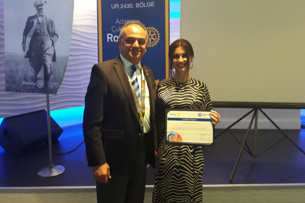 Adana Çukurova Rotary Kulübü konuk konuşmacımız Esra Altınöz