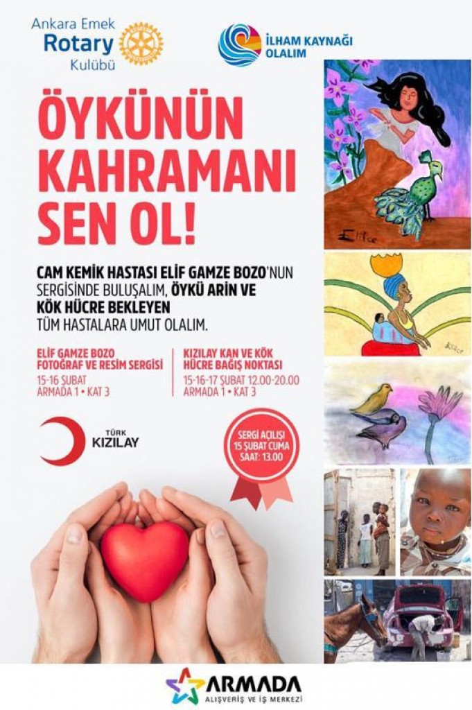 Ankara Emek Rotary Kulübü - Kök Hücre Bekleyen Hastalara Umut Ol
