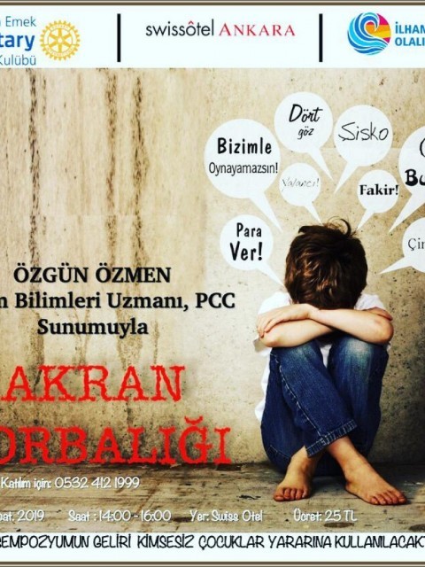 Ankara Emek Rotary Kulübü - Akran Zorbalığı Semineri, 23 Şubat 2019