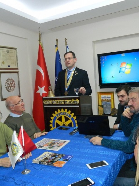 ORDU ROTARY KULÜBÜNÜN TOPLANTISANA KONUŞMACI KONUK OLARAK GİRESUN ÜNİVERSİTESİ ÖĞRETİM ÜYESİ YRD. DOÇ. FATMA HÜRREM SÜNNEY KATILDI.