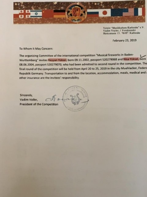 Mor Menekşeler Projesi Kapsamında İki Genç Piyanist Kız Kardeşe Sponsor Olduk-Adana Seyhan Rotary Kulübü