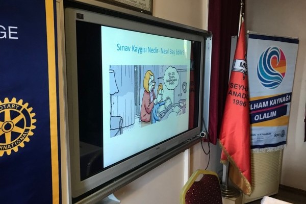 Seyhan Rotary Anadolu Lisesi'nde Meslek Günleri ve Sınav Kaygısı Semineri-Adana Seyhan Rotary Kulübü