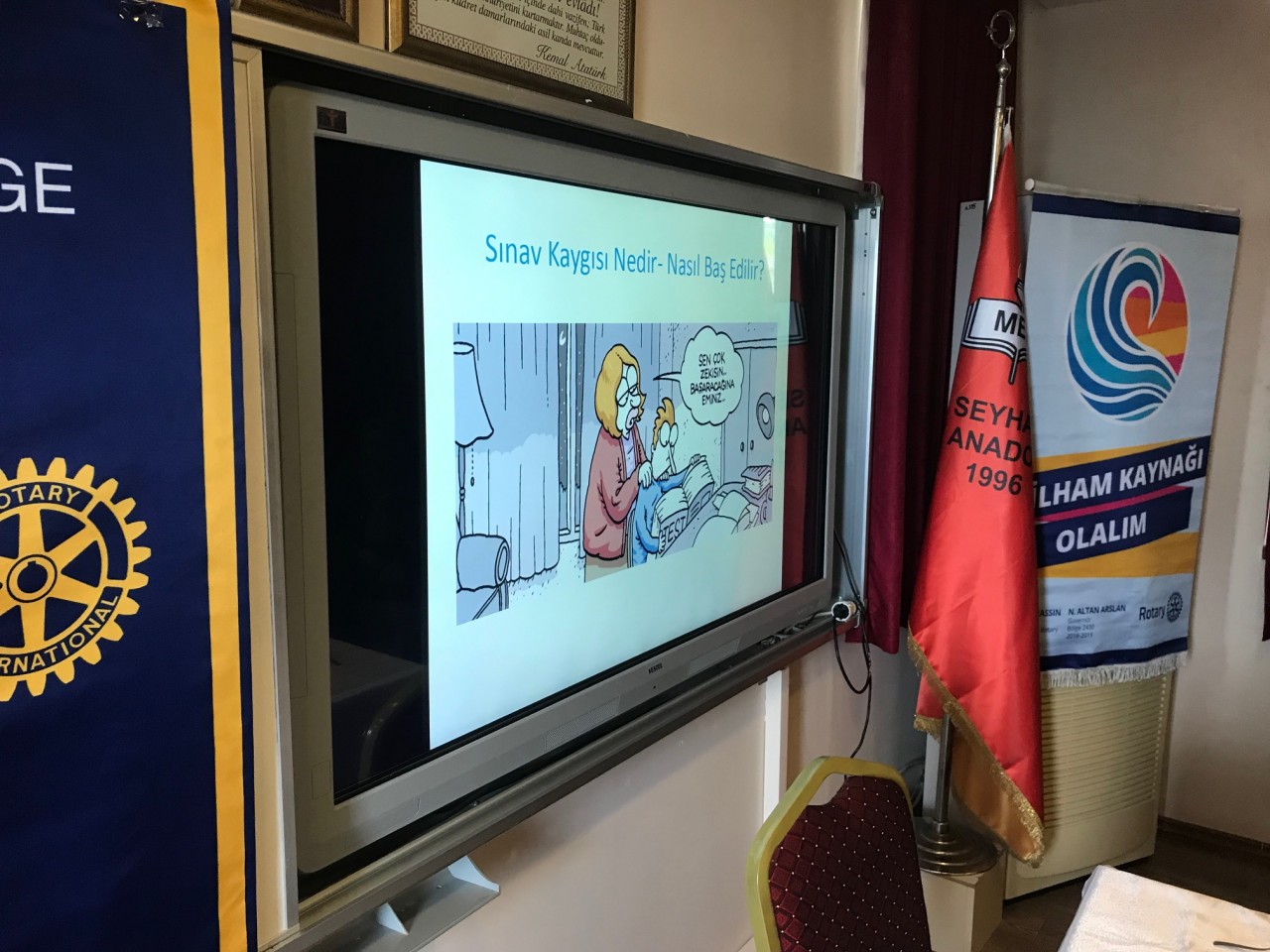 Seyhan Rotary Anadolu Lisesi'nde Meslek Günleri ve Sınav Kaygısı Semineri-Adana Seyhan Rotary Kulübü