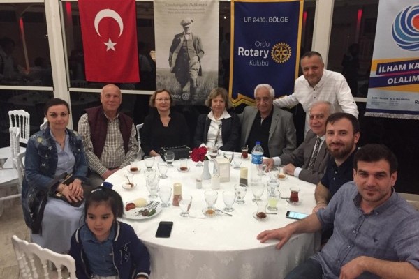 ORDU ROTARY KULÜBÜ GELENEKSEL İFTAR YEMEĞİNİ GERÇEKLEŞTİRDİ.