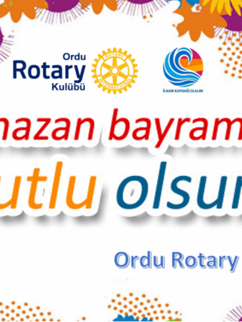 Tüm Dostların Ramazan Bayramını Kutlarız.
