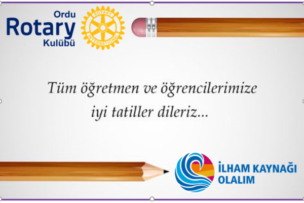 Öğrencilerimize ve Öğretmenlerimize İyi Tatiller Dileriz.