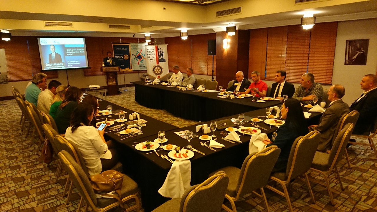 Ankara Kızılay Rotary Kulübü 23 Temmuz Toplantısını Konuşmacı Konuğunun Katılımı ile Tamamladı.