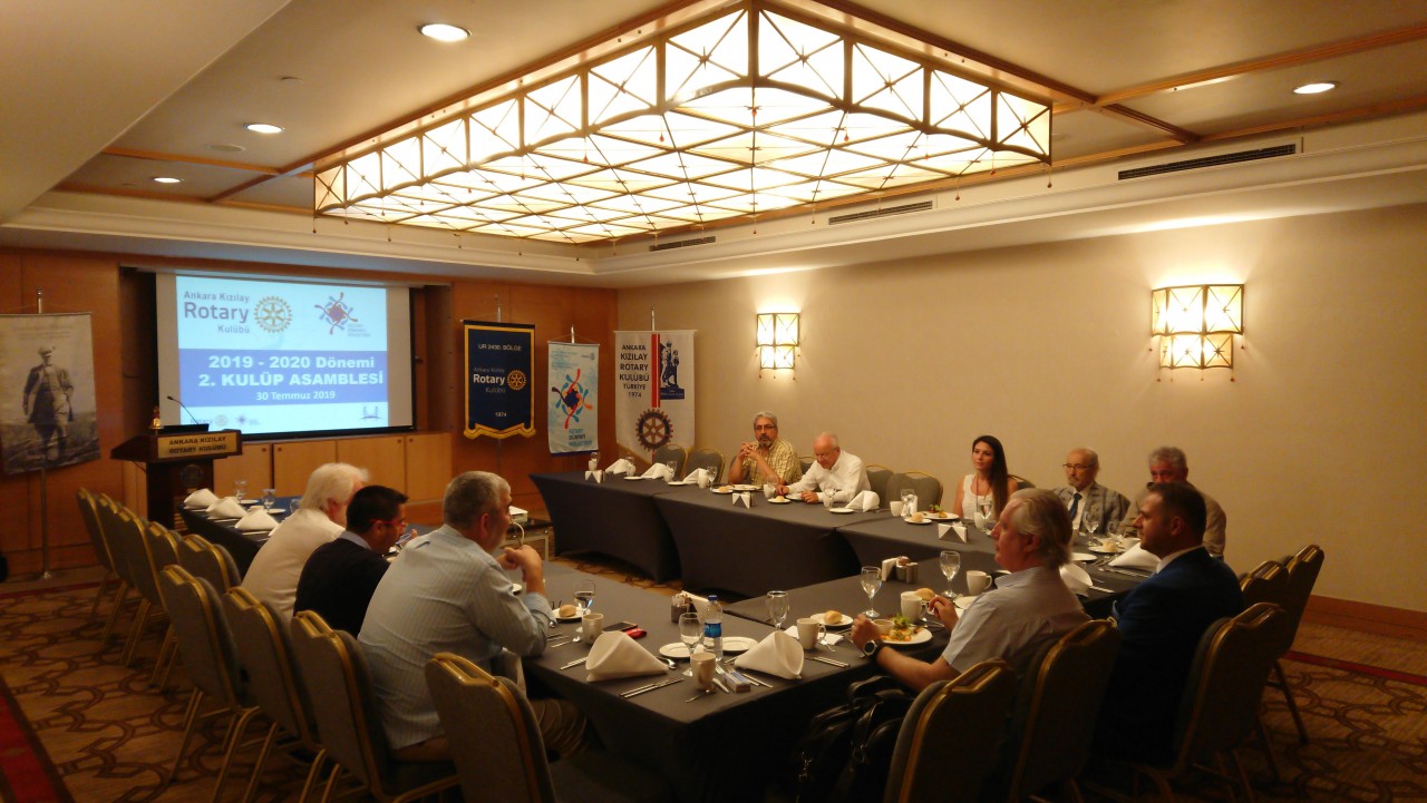 Ankara Kızılay Rotary Kulübü 2. Kulüp Asamblesini Gerçekleştirdi.