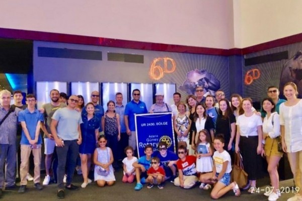 Güney Rotary Eş çocuklarımızla, interactlarımız ve rotaractlarımız ile keyifli sinema akşamı yaşadık