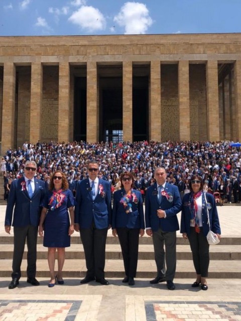 ASPENDOS ROTARY KULÜBÜ ANITKABİR ZİYARETİ
