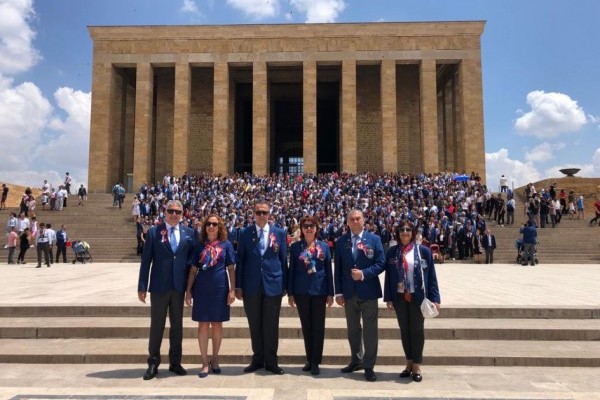 ASPENDOS ROTARY KULÜBÜ ANITKABİR ZİYARETİ