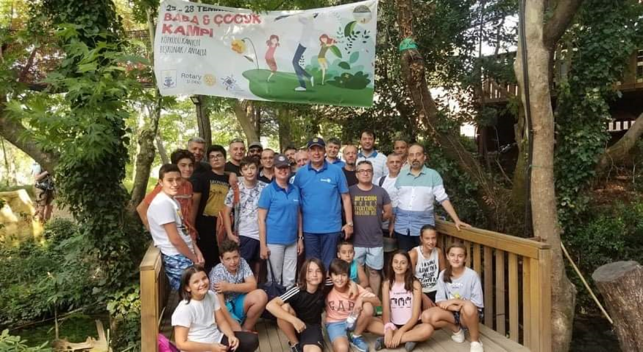 ASPENDOS ROTARY KULÜBÜ BABA-ÇOCUK KAMPI KATILIMI