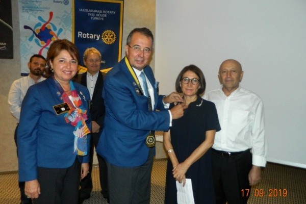 ASPENDOS ROTARY KULÜBÜ GUVERNÖR ZİYARETİ VE ÜYE KABUL TÖRENİ