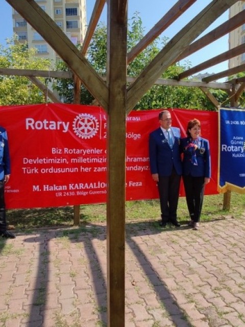 Güney Rotary Barış Parkımıza Guvernörümüz Zeytin Ağacı Dikti