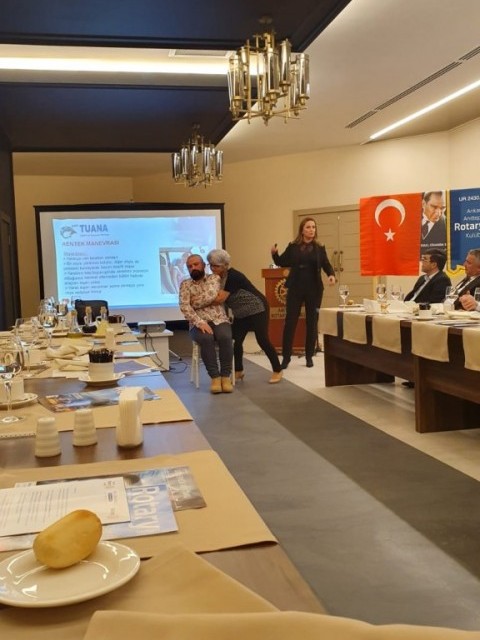 Anıttepe Rotary Kulübü olarak Temel İlk yardım uygulamaları hakkında eğitim aldık