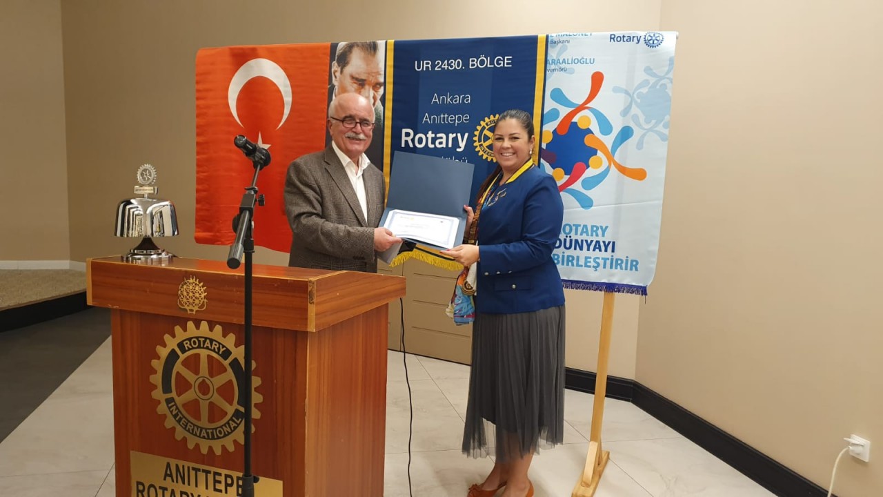 Anıttepe Rotary Kulübü Konuşmacı konuğumuz Sönmez Çetinkaya  