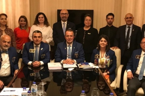 Guvernör Ziyareti ve yeni üye alım töreni gerçekleştirildi. 2.12.2019