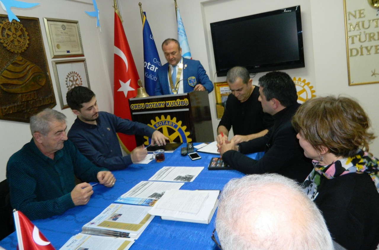 ORDU ROTARY KULÜBÜ 1770.TOPLANTISINI YAPTI.