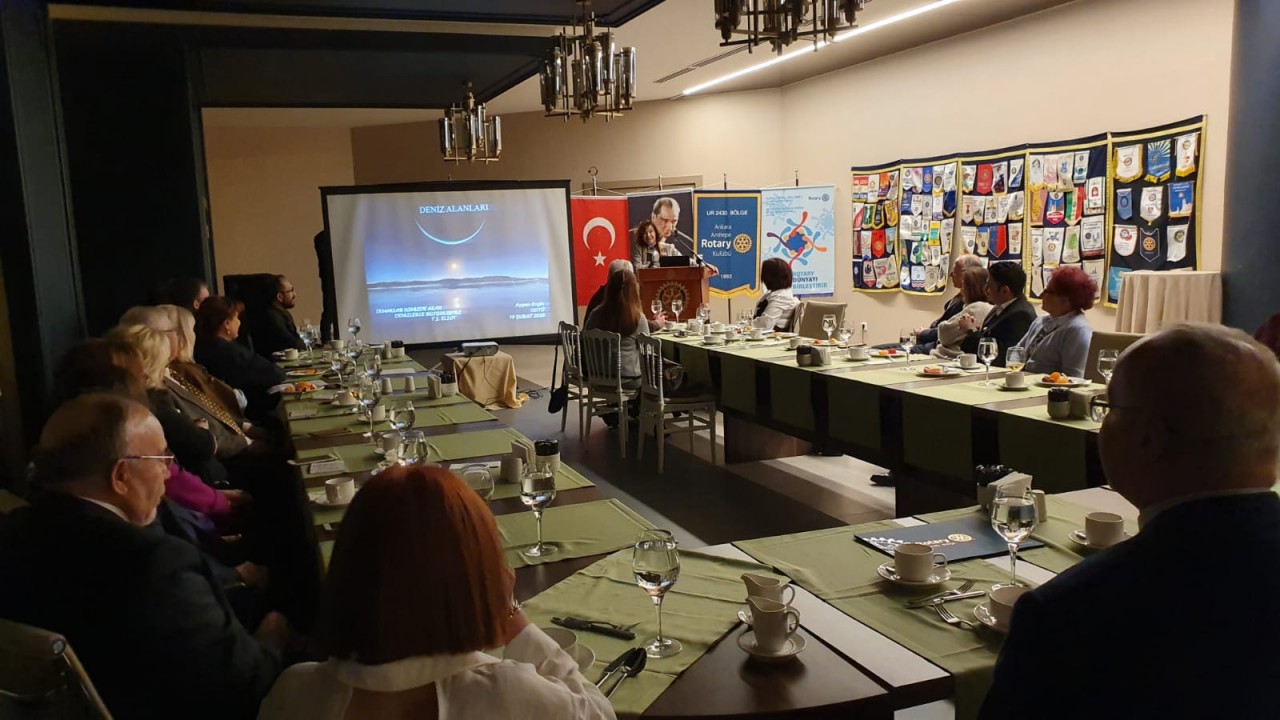 Anıttepe Rotary Kulübü 10 Şubat Pazartesi günü toplantımızda Konuşmacı konuğumuz Prof. Dr. Ayşen Ergin  ‘Münhasır Ekonomik Bölge’  konularında bizleri bilgilendirdi. 