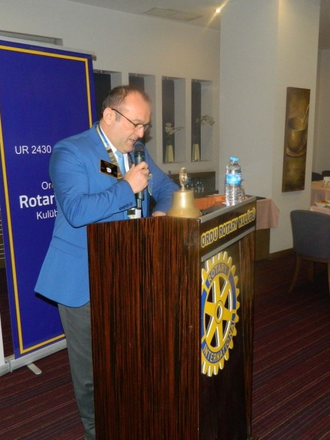 ORDU ROTARY KULÜBÜ MESLEK HİZMET ÖDÜLÜ VERDİ