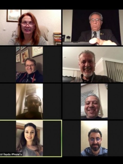 Koru Rotary  Kulübü   23 Martta 34. toplantımızı zoom  üzerinden  gerçekleştirdik