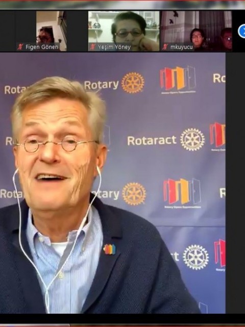 27.04.2020 Tarihinde UR Başkanı Holger Knaack'ın Katılımıyla zoom üzerinden Rotary 2430 Bölge Toplantısı Gerçekleştirilmiştir.