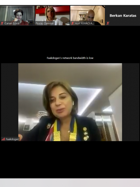 Güney Rotary Konuşmacımız  Nuray Demirer-TAV Ankara Hava limanı Müdürü
