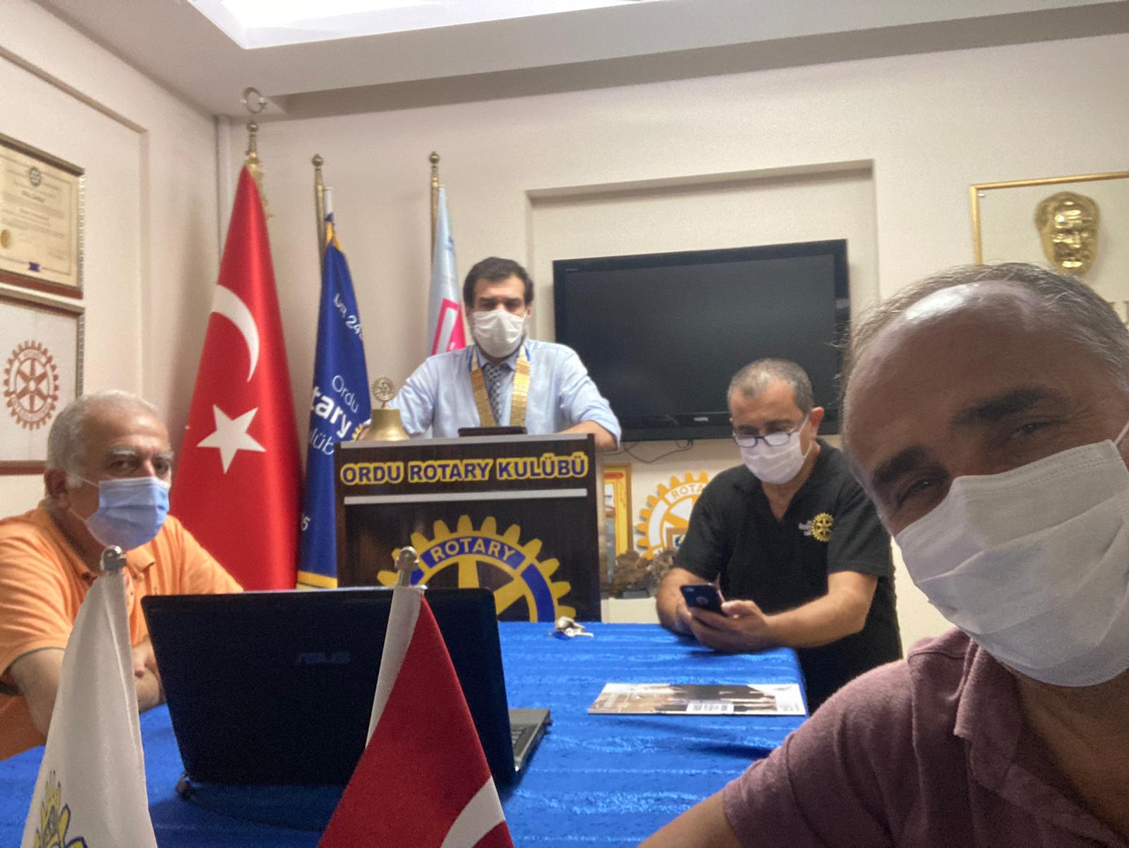 ORDU ROTARY KULÜBÜ DÖNEMİN 13 TOPLANTISINI GERÇEKLEŞTİRDİ.