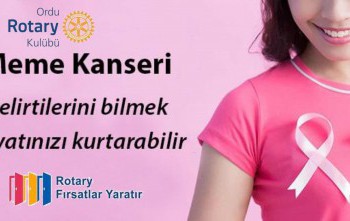 ORDU ROTARY KULÜBÜ MESLEK HİZMET ÖDÜLÜ VERDİ