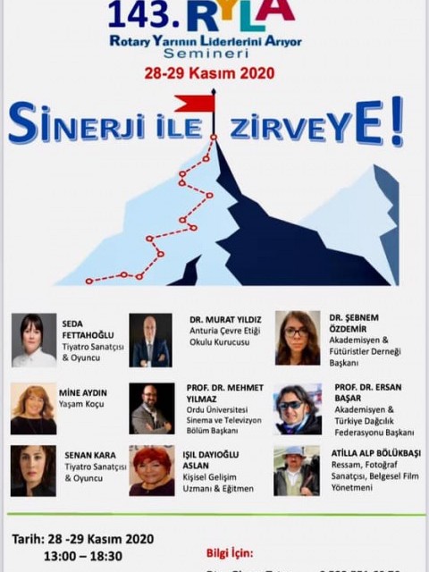 143. RYLA SEMİNERİMİZ (ROTARY YARININ LİDERLERİNİ ARIYOR)