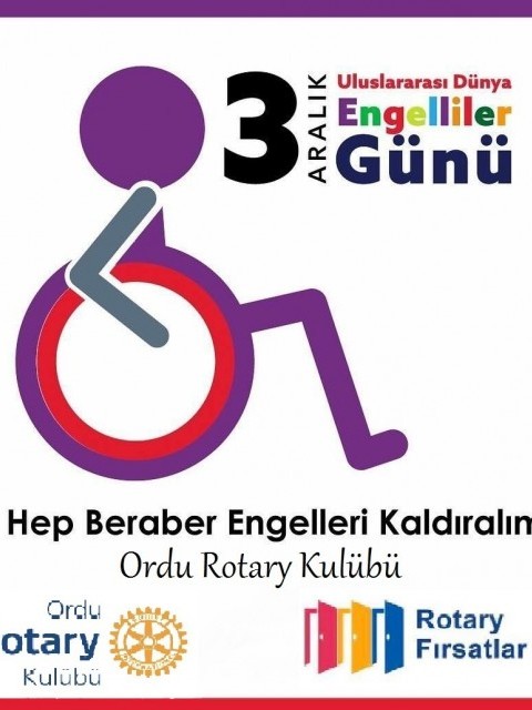 3 ARALIK ULUSLARARASI DÜNYA ENGELLİLER GÜNÜ